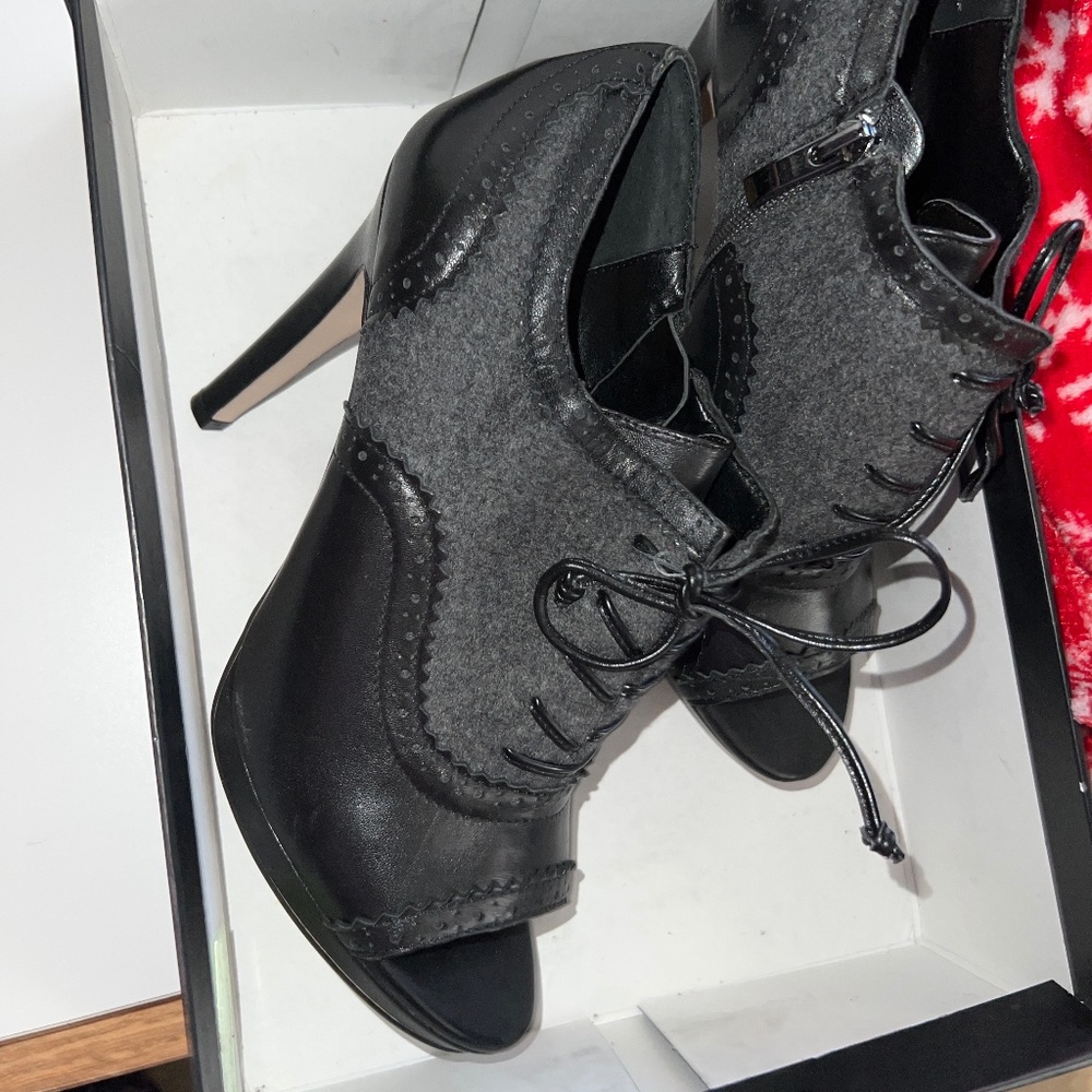 Saks 5th ave. Peep toe pumps